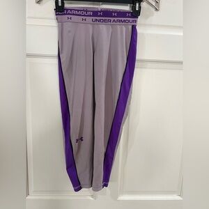 Under Armour Girl's Youth Activewear Leggings Size Medium